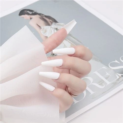 Ntev Coffin Matte Fake Nails